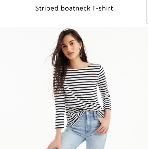 J. Crew Tops - Sz Small J Crew Boatneck Top